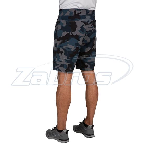 Купить Simms Seamount Board Shorts, 13495-729-W30, Woodland Camo Storm