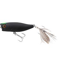 Воблер Jackall Chubby Popper 42F, 4,2 см, 3,3 г, Sight Mat Black, купить, цены в Киеве и Украине, интернет-магазин | Zabros