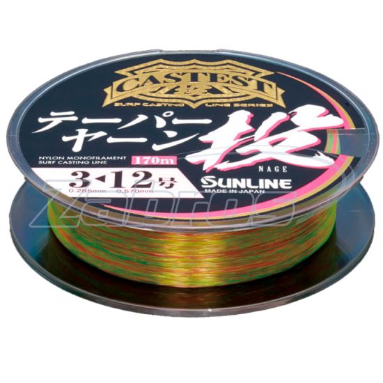 Фото Sunline Castest Tapered Yarn Nage, 0,33-0,57 мм, 8 кг, 170 м