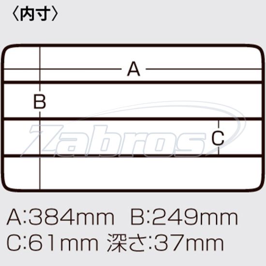 Фотография Meiho Versus VS-3045, 126496, 41x26,4x4,3 см, Black