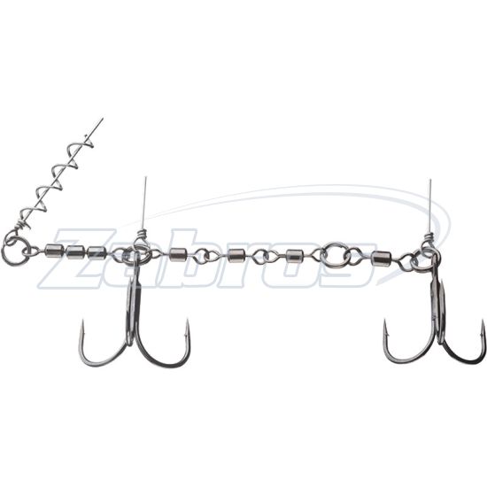 Фото Daiwa Prorex Screw-In Swivel Assist Stinger, 15419-630, L, 2/0+1/0, 32 кг, 1 шт