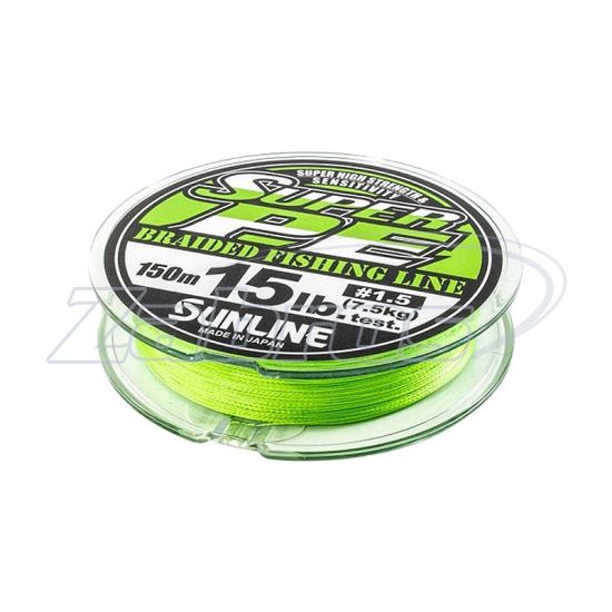 Фото Sunline New Super PE, #1,5, 0,21 мм, 7,5 кг, 150 м, Light Green
