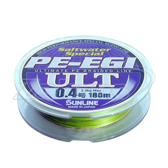 Фотография Sunline PE-EGI ULT, #0,4, 0,1 мм, 3,3 кг, 180 м, Multi Color