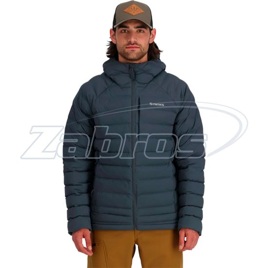 Малюнок Simms ExStream Insulated Jacket, 13556-1166-40, L, Selvedge