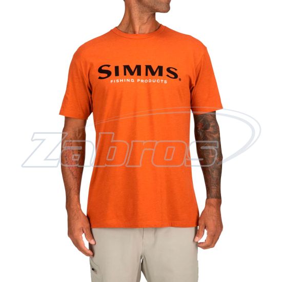 Фотографія Simms Logo T-Shirt, 12803-799-20, S, Adobe Heather