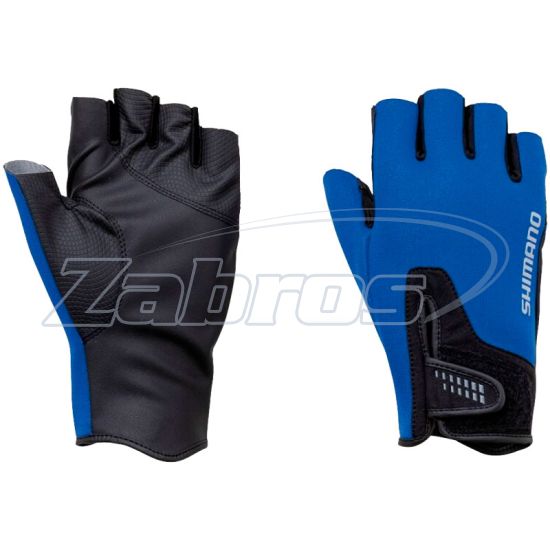 Фото Shimano Pearl Fit 5 Gloves, L, Blue