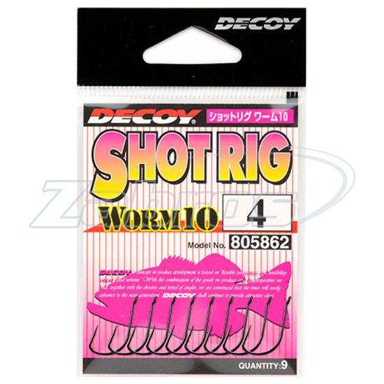 Картинка Decoy Worm10, Shot Rig, 6, 9 шт