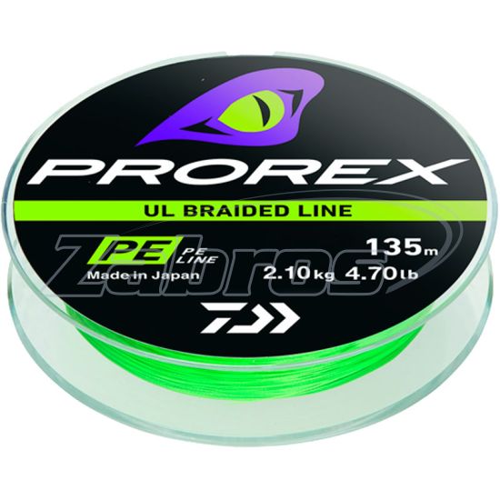 Фото Daiwa Prorex UL Finesse Braid, 12996-004, #0,4, 0,1 мм, 2,8 кг, 135 м
