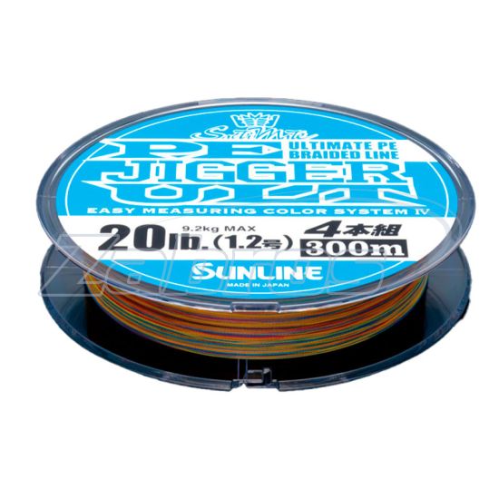 Фото Sunline PE-Jigger ULT 4 Braid, #1,5, 0,2 мм, 11 кг, 200 м, Multi Color
