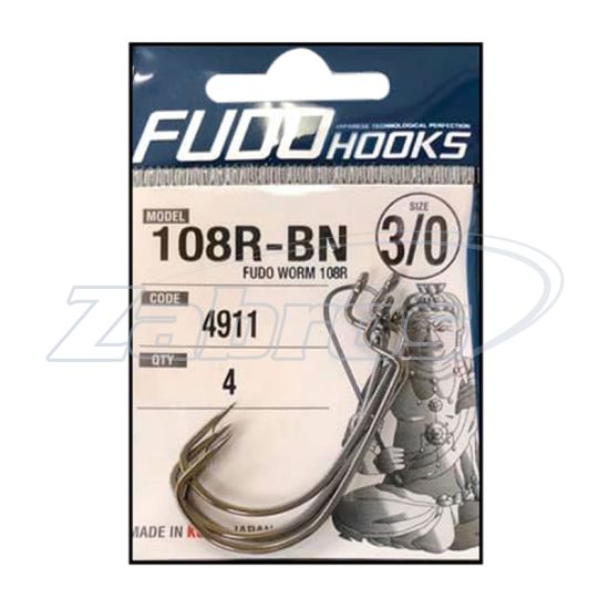 Фотография Fudo Worm, 108R-4911, 2, 5 шт, Black