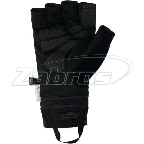 Фотографія Simms Windstopper Half-Finger Fishing Glove, 13795-001-30, M, Black