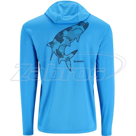 Фотография Simms Tech Hoody - Artist Series, 13521-1107-20, S, Seaport/Tarpon RC Nightfall
