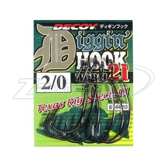 Картинка Decoy Worm21, Diggin Hook, 4/0, 5 шт