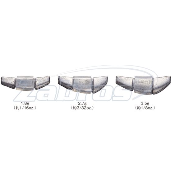 Фотография Varivas Hook Set Sinker Omoshi, 3,5 г, 3 шт