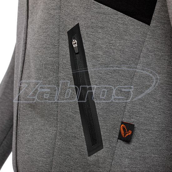 Купить Savage Gear Tec-Foam Zip Hoodie, 76589, XXL, Dark Grey Melange