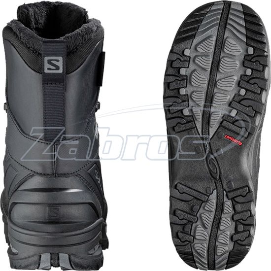 Купить Salomon Toundra Forces Climasalomon Waterproof, L40165000, 9,5, Black / Wolf