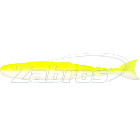 Фото Z-Man ChatterShad, 4,50", 11,45 см, 4 шт, Chartreuse/White