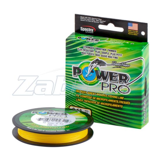Фото Power Pro, 0,08 мм, 4 кг, 135 м, Hi-Vis Yellow